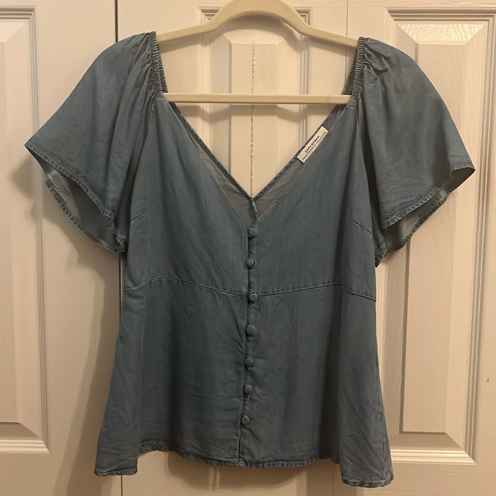 Zara Women Premium Denim Collection Top